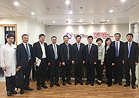 Delegates visit Hong Kong Institute of Integrative Medicine